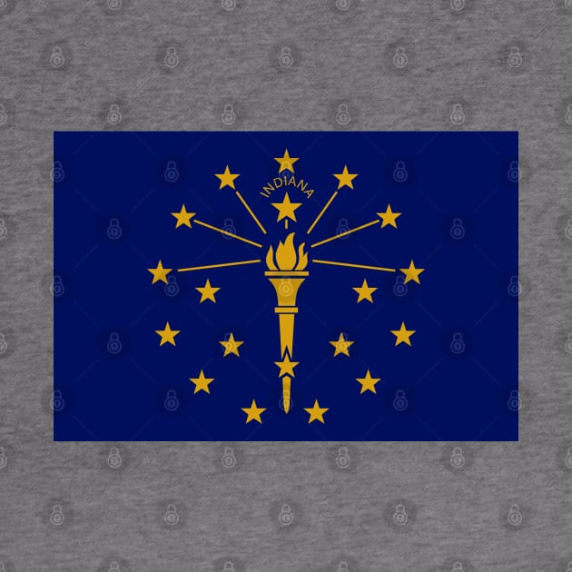 Flag of Indiana by brigadeiro